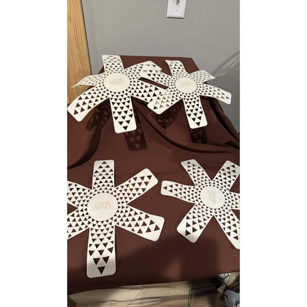 Thyme & Table White Felt Protectors For Pans/ Any Other